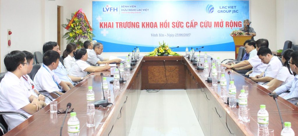 Bệnh viện Hữu Nghị Lạc Việt khai trương khoa Hồi sức cấp cứu mở rộng