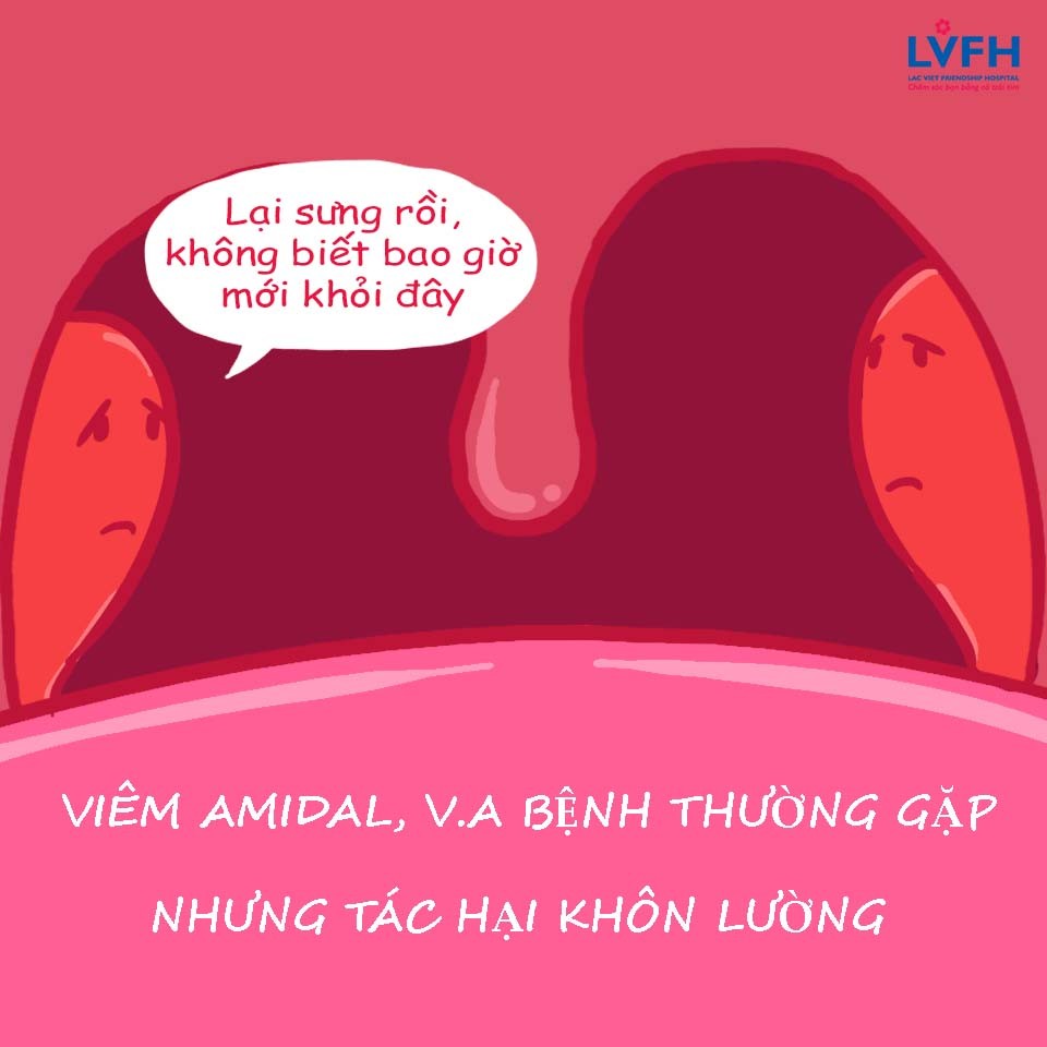 VIÊM AMIDAL, V.A Ở TRẺ VÀ NHỮNG ĐIỀU CẦN BIẾT
