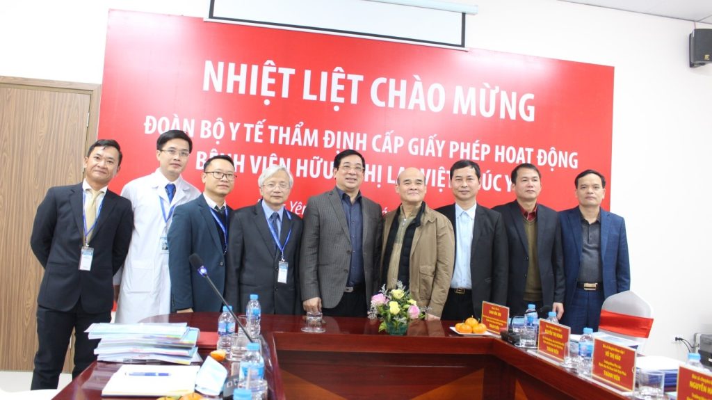 Đoàn công tác Bộ Y tế thẩm định, cấp phép hoạt động Bệnh viện hữu nghị Lạc Việt Phúc Yên
