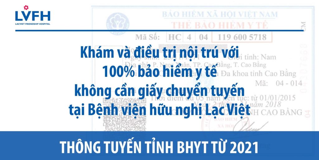 Thông tuyến tỉnh BHYT từ 01/01/2021