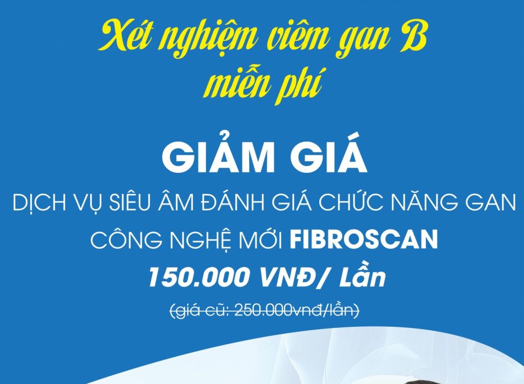 Chương trình xét nghiệm viêm gan B miễn phí, giảm giá dịch vụ siêu âm xơ gan