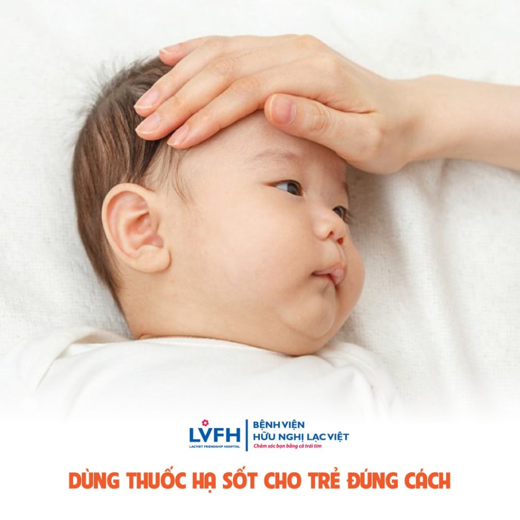 Dùng thuốc hạ sốt cho trẻ đúng cách