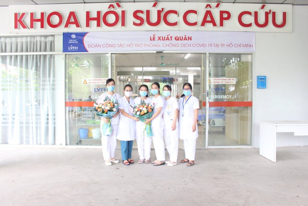 Bệnh viện Lạc Việt tham gia tăng cường cho thành phố Hồ Chí Minh (đoàn công tác thứ 2)