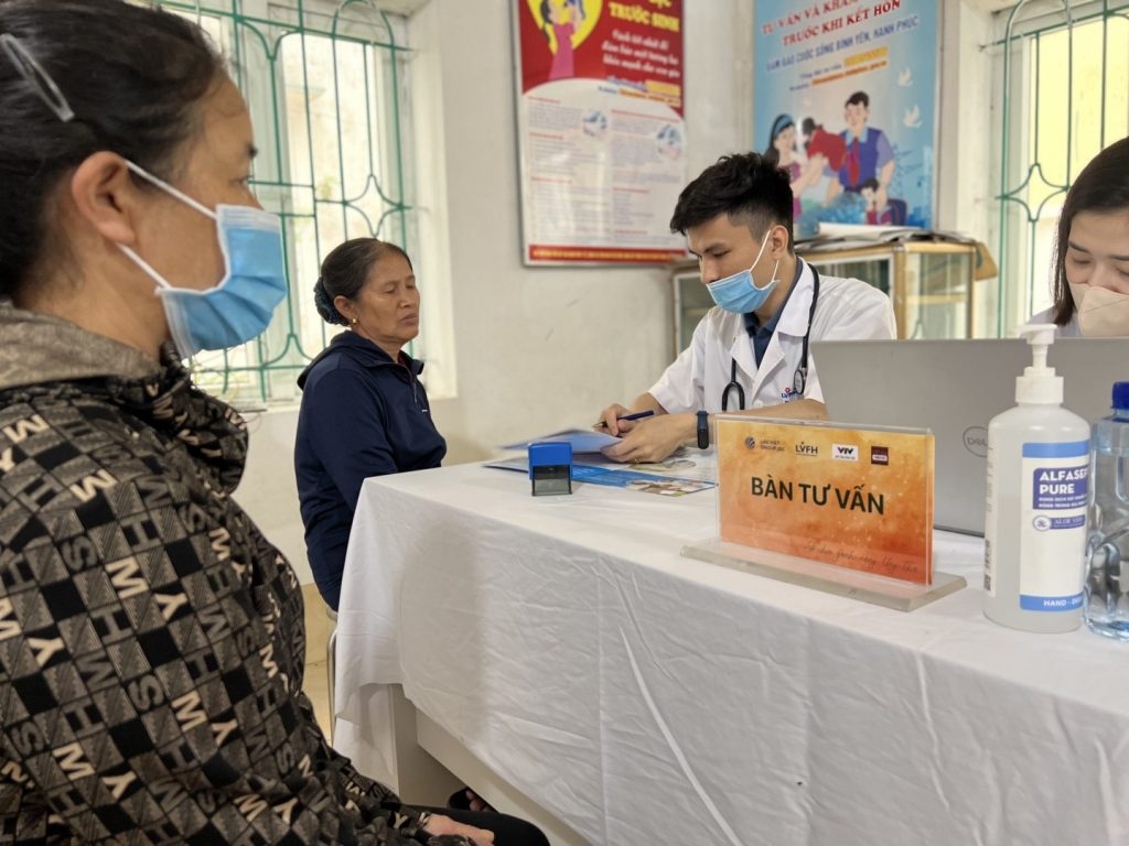 Chương trình Khám Tầm soát ung thư miễn phí tại xã Trung Nguyên – Yên Lạc – Vĩnh Phúc