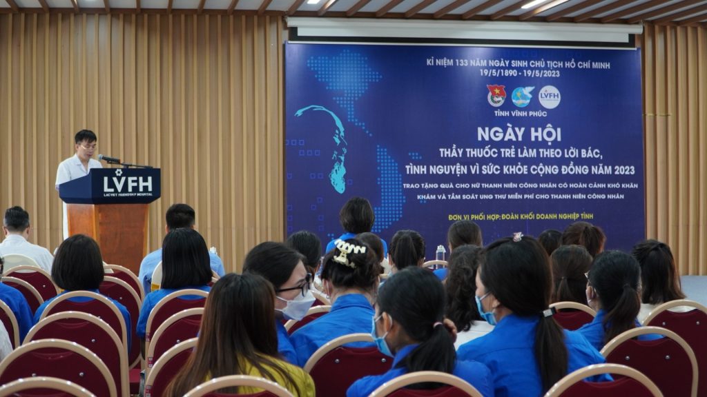 Khám sàng lọc ung thư miễn phí cho thanh niên công nhân nhân dịp Tháng Công nhân năm 2023