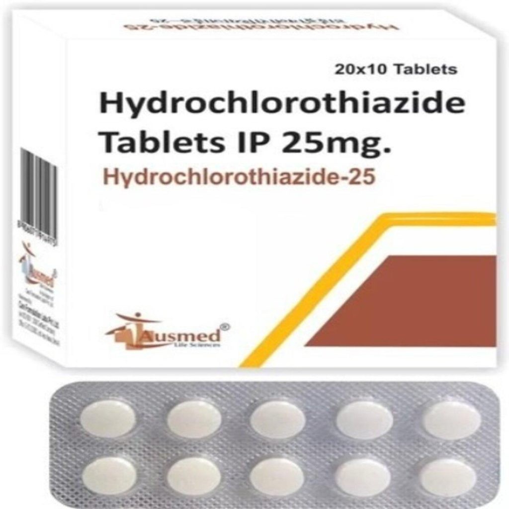 Hydrochlorothiazide 25mg Tablets 1