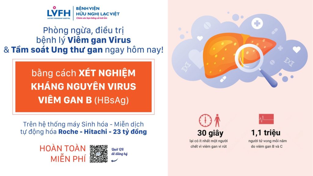Chương trình Xét nghiệm Viêm Gan B miễn phí tại Bệnh viện Hữu nghị Lạc Việt