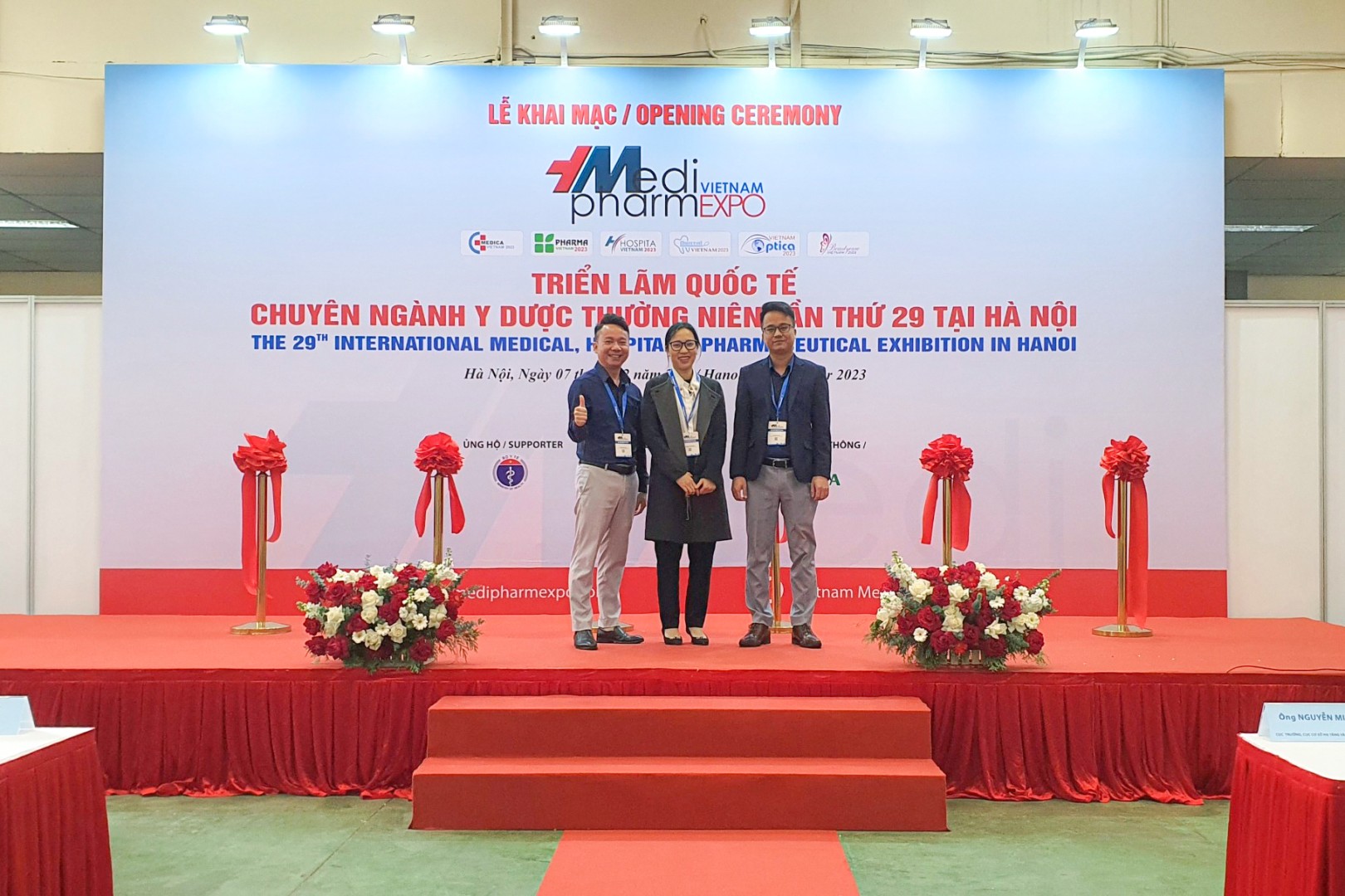 Bệnh viện Lạc Việt tham gia triển lãm Quốc tế chuyên ngành Y dược tại Hà Nội