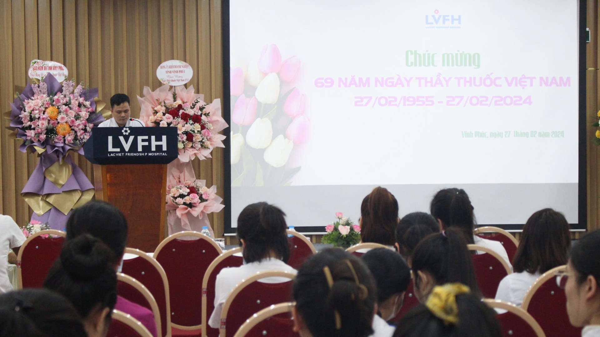 BSCKI. Trần Văn Thắng phát biểu ôn lại truyền thống, ý nghĩa ngày thầy thuốc Việt Nam 