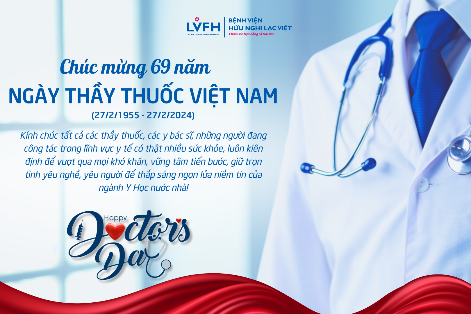 Chúc mừng ngày Thầy thuốc Việt Nam 2024