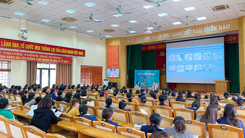 Hội nghị tuyên truyền, chăm sóc sức khỏe, tầm soát Ung thư tại huyện Tam Dương, Vĩnh Phúc