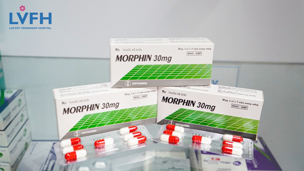 Morphine cần phải có sự chỉ định và kê đơn của bác sỹ