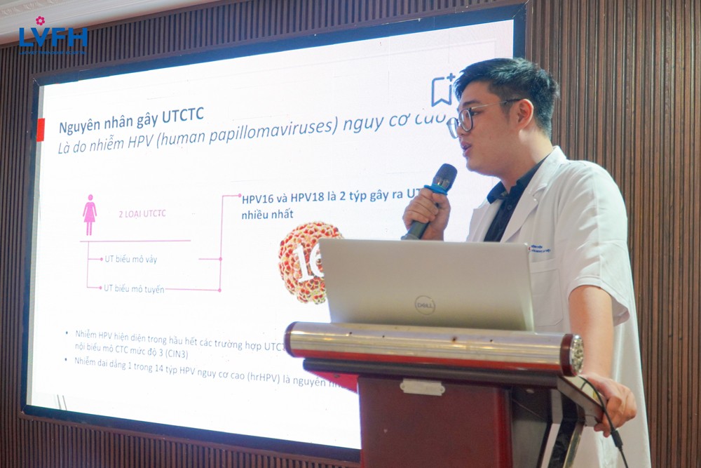 Bác sỹ Nguyễn Anh Quang chia sẻ về Ung thư Cổ tử cung tại hội nghị