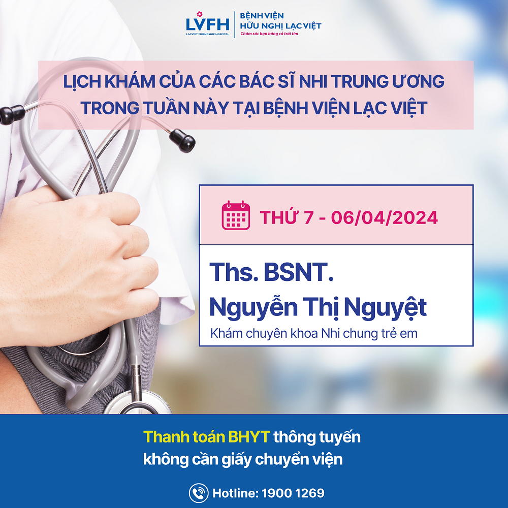 lich kham vien nhi
