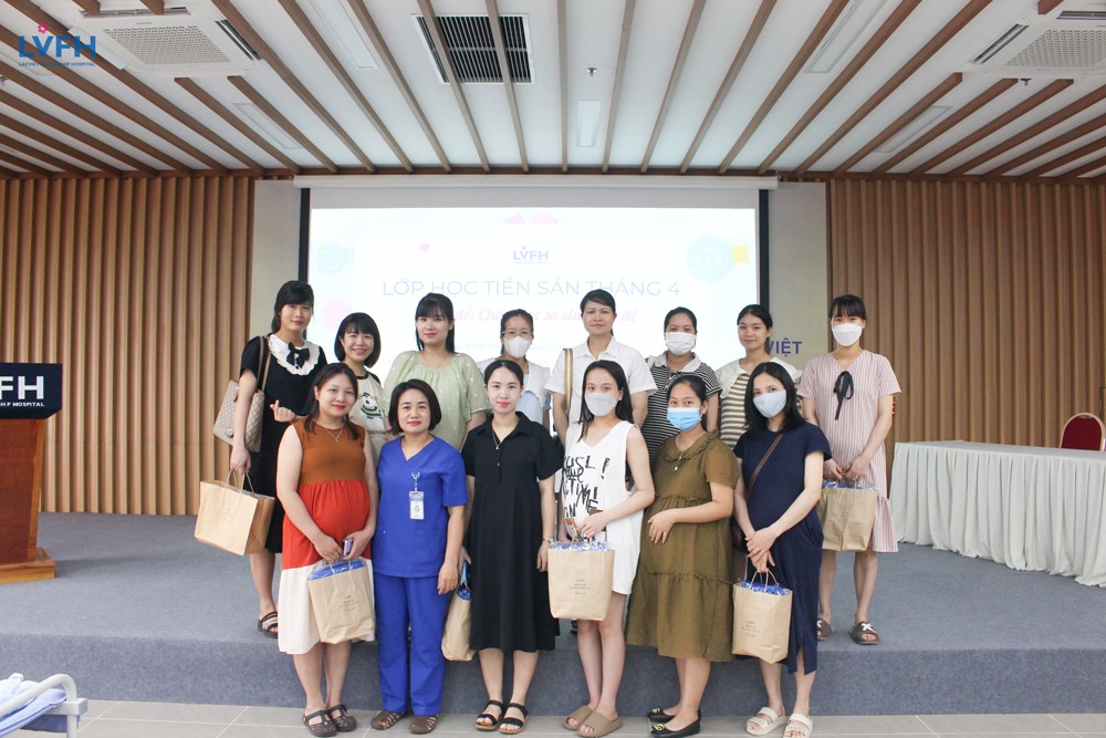 Lớp học Tiền sản tháng 4/2024 tại Bệnh viện Lạc Việt diễn ra thành công