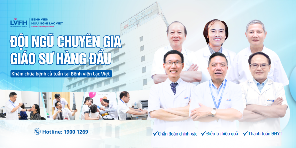 Giáo sư đầu ngành Tuyến Trung ương thực hiện khám chữa bệnh tại Bệnh viện Lạc Việt
