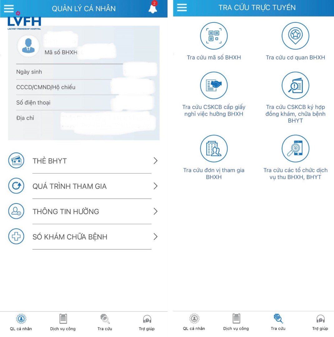 Người bệnh có thể sử dụng ứng dụng VssID để đăng ký khám BHYT tại Bệnh viện mà không cần sử dụng thẻ giấy