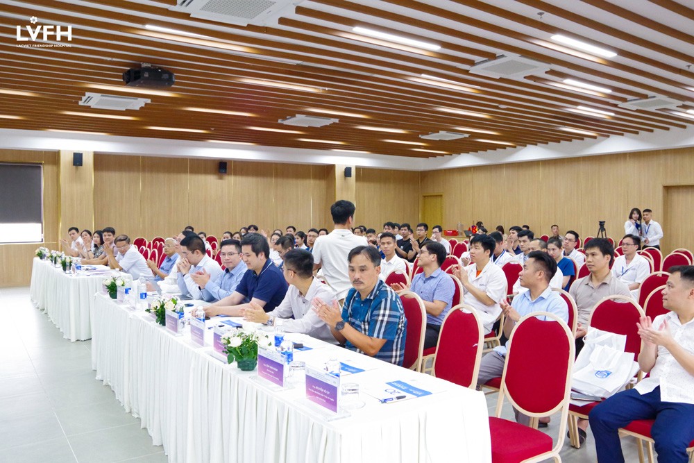 Hội thảo thu hút sự tham gia của gần 100 bác sĩ, kỹ thuật viên trên địa bàn tỉnh Vĩnh Phúc, Tuyên Quang, Yên Bái,...