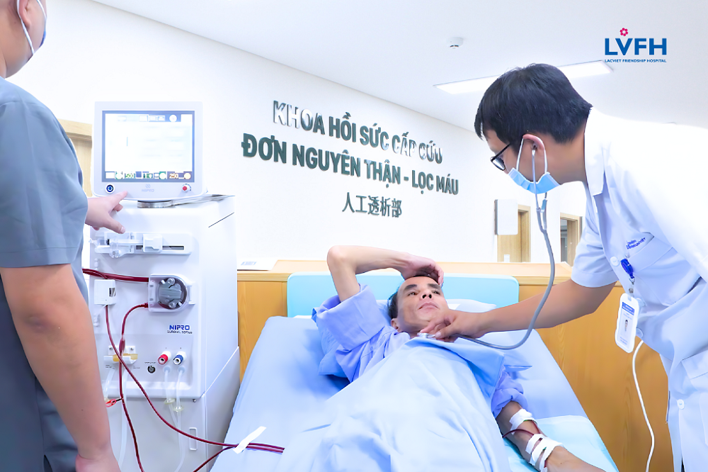 Chạy thận nhân tạo chất lượng cao tại Bệnh viện Lạc Việt
