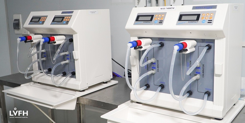 Máy rửa quả lọc nhiễm viêm gan riêng
