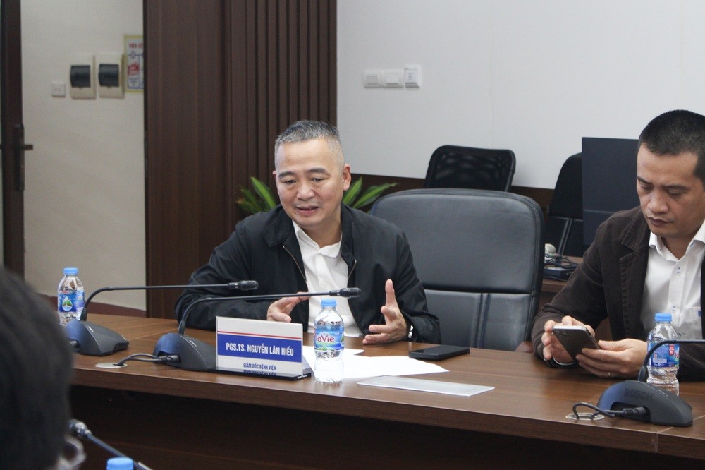 PGS.TS. Nguyễn Lân Hiếu phát biểu tại buổi lễ.
