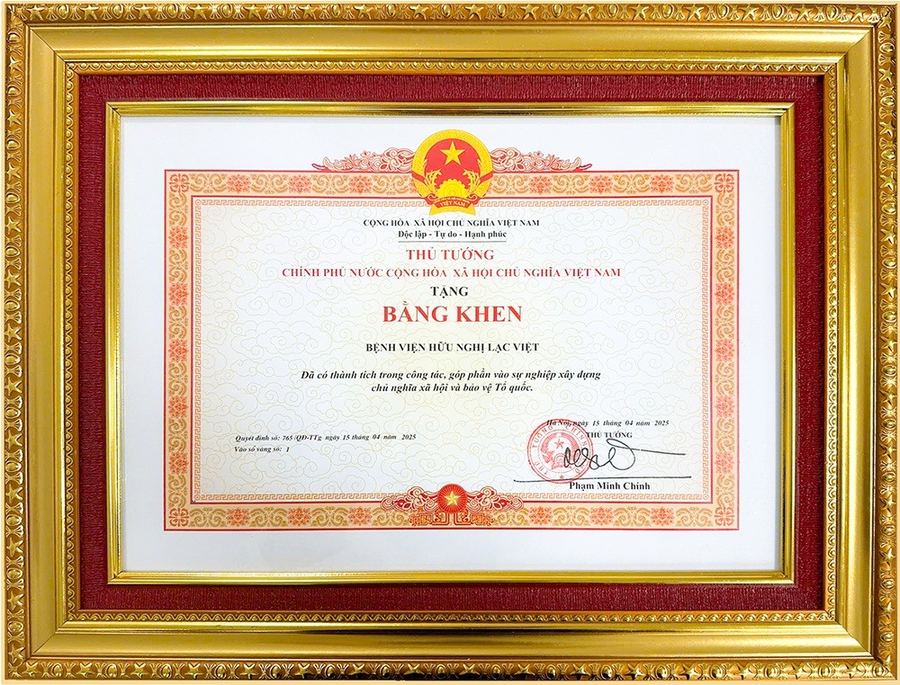bv lac viet nhan bang khen thu tuong chinh phu