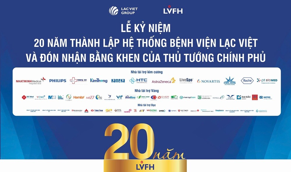 le ky niem 20 nam thanh lap he thong benh vien lac viet