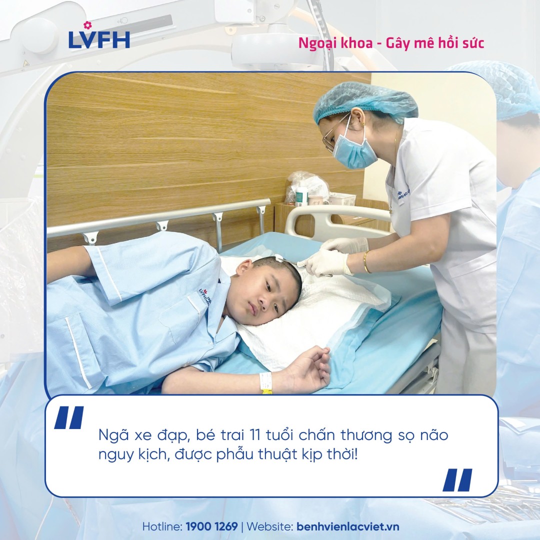 🚨 NGÃ XE ĐẠP, BÉ TRAI 11 TUỔI CHẤN THƯƠNG SỌ NÃO NGUY KỊCH, ĐƯỢC PHẪU THUẬT CẤP CỨU KỊP THỜI 2 z7353566332974 b2ea8c479f9ca95a5e221641122859b5