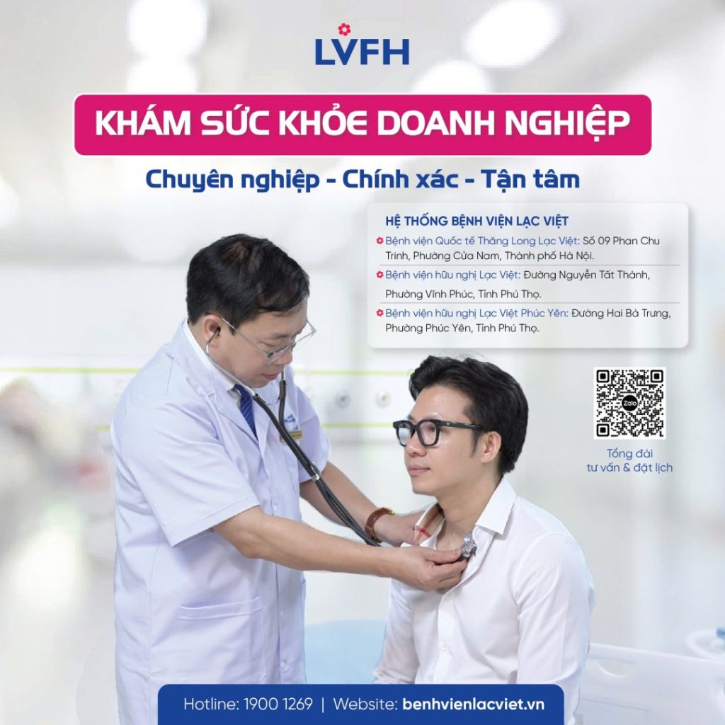 LẠC VIỆT ĐỒNG HÀNH CÙNG DOANH NGHIỆP KHÁM SỨC KHỎE CHO NGƯỜI LAO ĐỘNG: CHUYÊN NGHIỆP – CHÍNH XÁC – TẬN TÂM