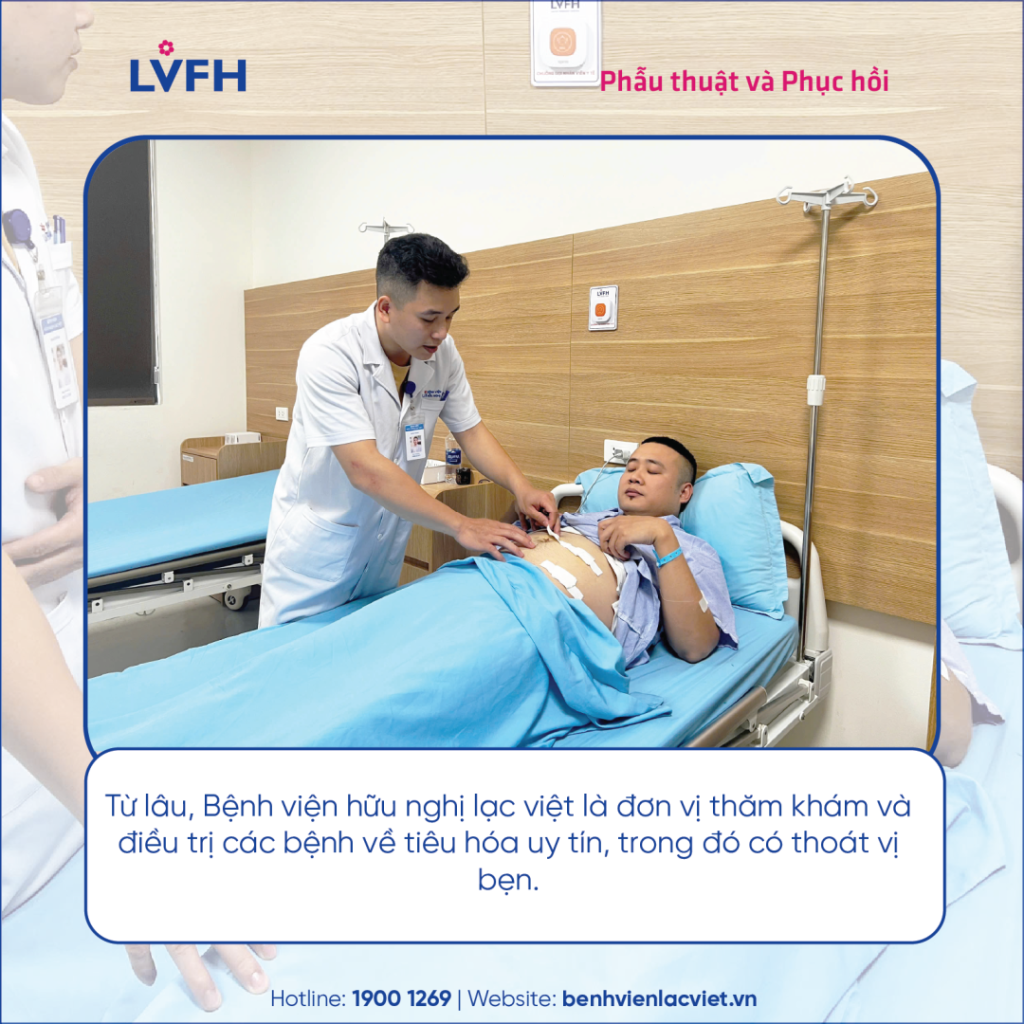 PHẪU THUẬT NỘI SOI ĐẶT TẤM LƯỚI NHÂN TẠO TRƯỚC PHÚC MẠC ĐƯỜNG VÀO QUA Ổ BỤNG (TAPP) ĐIỀU TRỊ THOÁT VỊ BẸN