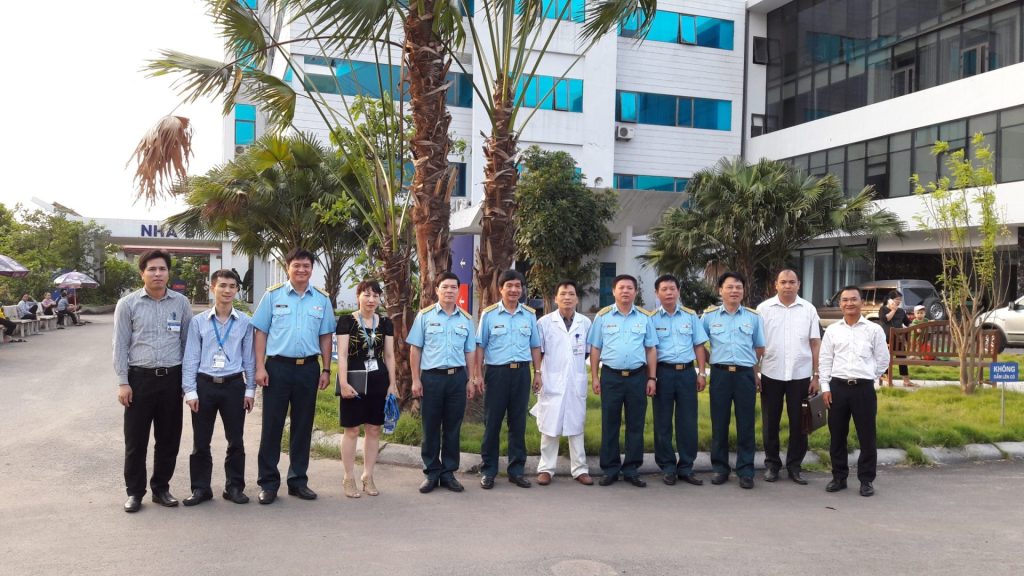 Đón tiếp Đoàn đại biểu cấp cao của Cục hậu cần – Quân chủng Phòng không Không quân Việt Nam