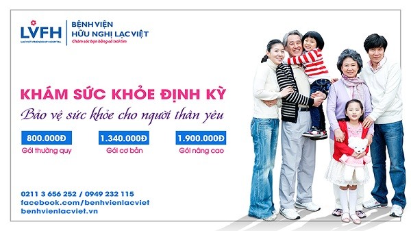 Các gói kiểm tra sức khỏe định kỳ cá nhân