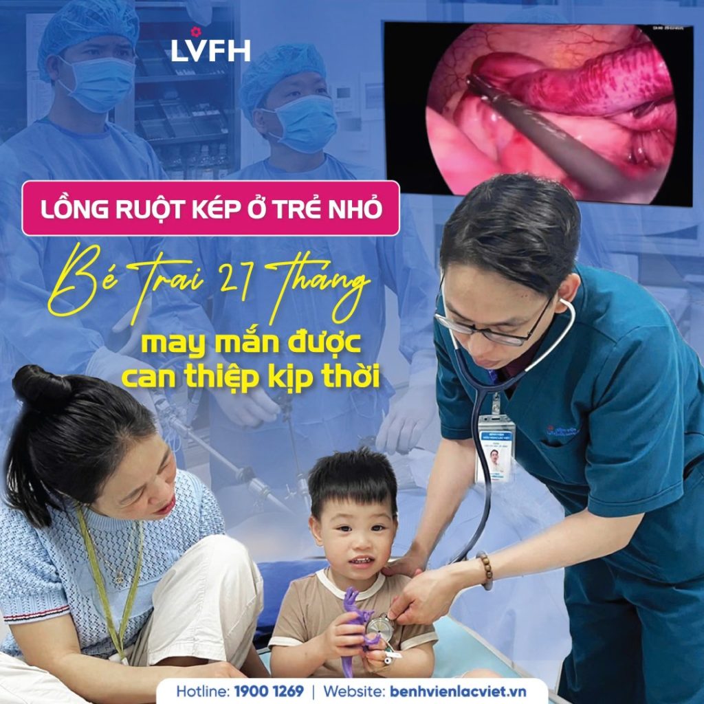 Lồng ruột kép ở trẻ nhỏ: Bé trai 27 tháng tuổi may mắn được can thiệp kịp thời
